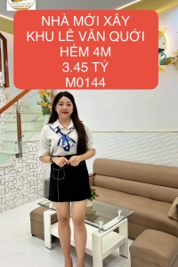 NHÀ XÂY MỚI DỌN VÀO Ở NGAY - KỀ BÊN LÊ THÚC HOẠCH - BÌNH LONG - NGÃ TƯ 4 XÃ - GIÁP TÂN PHÚ -0144