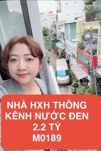 HIẾM - NHÀ 3 TẦNG MỚI SỬA VÀO Ở NGAY - VÀI MÉT RA ĐƯỜNG KÊNH NƯỚC ĐEN - MẶT TIỀN ĐƯỜNG XE HƠI THÔNG - GIÁ CHỈ 2.2 TỶ - M0189