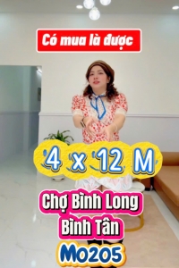 NHÀ ĐẸP Ở NGAY 3PN - ĐỦ CÔNG NĂNG - 48M² - MỚI ĐẸP Ở NGAY - GẦN NGAY LÊ VĂN QUỚI - NGÃ TƯ 4 XÃ - CHỢ BÌNH LONG - 4.35 TỶ - M0205  