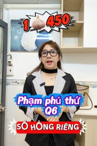 NHÀ SHR PHẠM PHÚ THỨ - Q6 - 24M2 - 3 TẦNG - NHÀ MỚI DỌN VÀO Ở NGAY - 0150