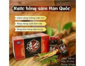 NƯỚC HỒNG SÂM CHAI KOREA RED GINSENG 
