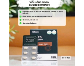 VIÊN UỐNG MỌC TÓC BIOTIN MEN BIA KHÔ SEJONG BIOPHARM 