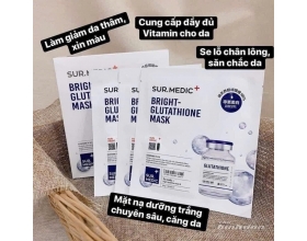 Mặt nạ Dưỡng Trắng Da CHuyên Sâu Sur.Medic+ Bright Glutatione Mask