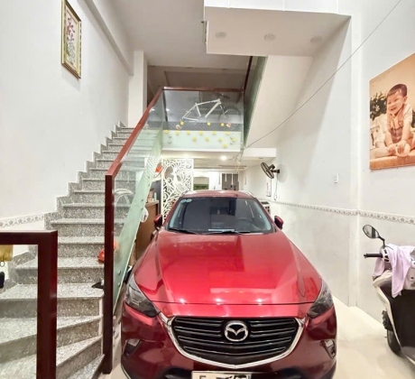 TRUNG TÂM TÂN PHÚ - Ô TÔ VÀO NHÀ NGỦ - HẼM THÔNG KHU VỰC - 50M2 VUÔNG VỨC - 4 TẦNG BTCT - MUA Ở NGAY - 0131