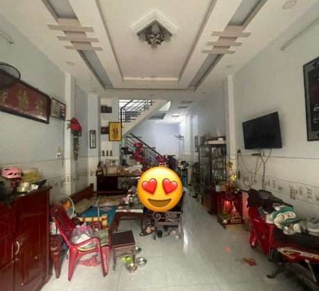 MẶT TIỀN ĐS 16 NGAY CHỢ GÒ XOÀI - 50M2 - NHÀ 2 TẦNG BTCT -0152