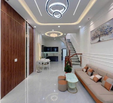 NHÀ MỚI ĐẸP VÀO Ở NGAY -  ĐƯỜNG TRƯỚC NHÀ 6M - BÌNH TÂN - 65M2 - 3PN - M0178