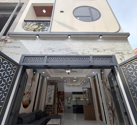 NHÀ 4 TẦNG MỚI XÂY VÀO Ở NGAY THIẾT KẾ HIỆN ĐẠI - HẺM XE HƠI ĐỖ TẠI NHÀ - SÁT AEONMALL TÂN PHÚ- NGANG 5.15M - KHÔNG LỘ GIỚI - KHU PHÂN LÔ - GIÁ 6.2 TỶ - M0192