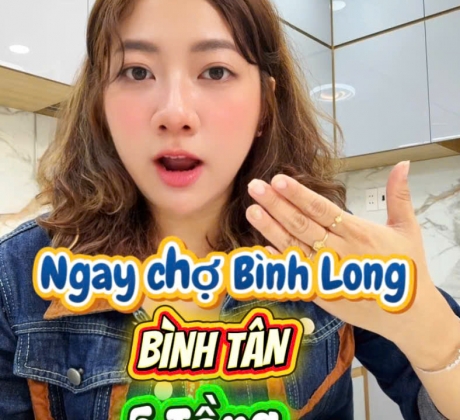 NHÀ MỚI 5 TẦNG NGAY CHỢ BÌNH LONG - HẺM OTO - SÁT TÂN PHÚ - DỌN VÀO Ở NGAY - 6.5 TỶ- M0198