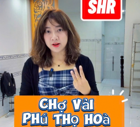HẺM THÔNG - KHU CHỢ VẢI PHÚ THỌ HOÀ TÂN PHÚ - SÁT MẶT TIỀN - 2 TẦNG CÒN MỚI - 25M2 - SỔ ĐẸP NỞ HẬU NHẸ HOÀN CÔNG ĐỦ - CHỈ 3.2 TỶ - M0214