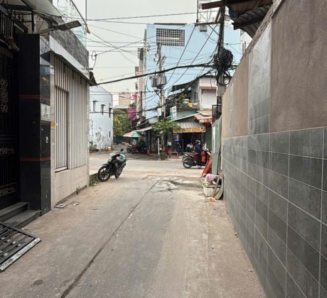 NHÀ SÁT MẶT TIỀN PHÚ THỌ HOÀ - 33M2 NỞ HẬU - 3.8 TỶ - M0248