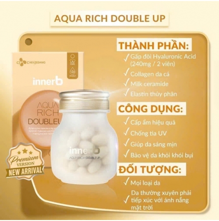 Viên uống Cấp nước Aqua Rich Double Up
