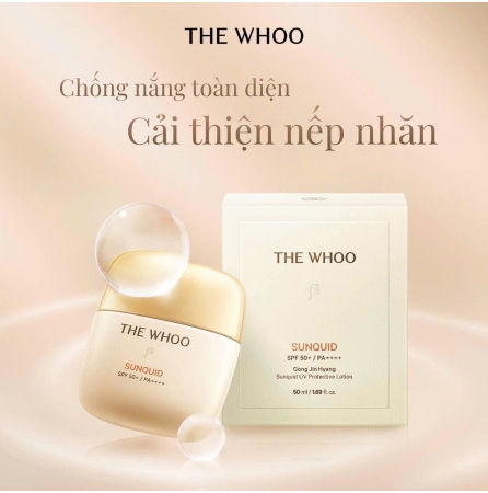 Set Chống Nắng WHOO SUNQUID spf 50+