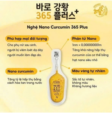 Tinh chất nghệ tươi Curcumin 365 Plus B-Medi