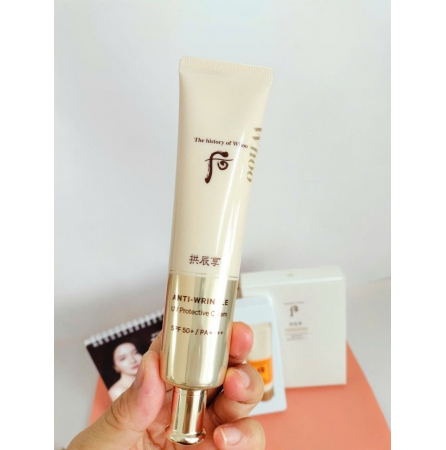 KEM CHÔNG NẮNG CHỐNG NHĂN WHOO VÀNG ANTI -WRINKLE