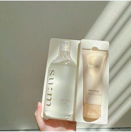 TẨY TRANG - SỮA RỬA MẶT LÀM SÁNG DA SU:M37 SKIN SAVER SPECIAL SET