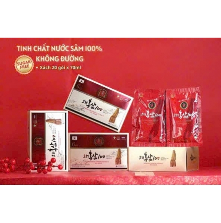 TINH CHẤT HỒNG SÂM 100% KHÔNG ĐƯỜNG, KHÔNG MẬT ONG