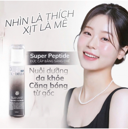 Serum xịt dưỡng căng bóng trẻ hoá da 6 in 1 Peptide Lodella SP12 Essence Booster