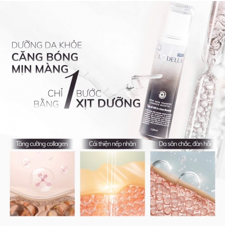 Serum xịt dưỡng căng bóng trẻ hoá da 6 in 1 Peptide Lodella SP12 Essence Booster