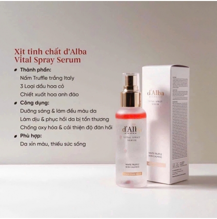 Serum dạng xịt khoáng D