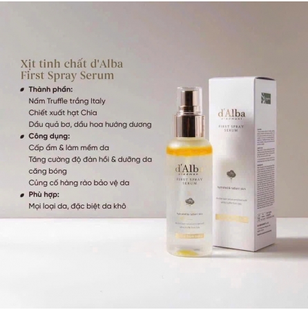 Serum dạng xịt khoáng D
