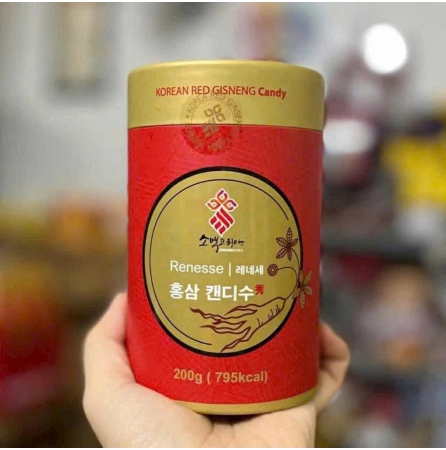 KẸO HỒNG SÂM SOBAEK HỘP RED GINGSENG CANDY KOREA