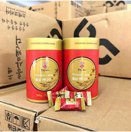 KẸO HỒNG SÂM SOBAEK HỘP RED GINGSENG CANDY KOREA