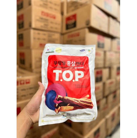 KẸO HỒNG SÂM T.O.P KHÔNG ĐƯỜNG 