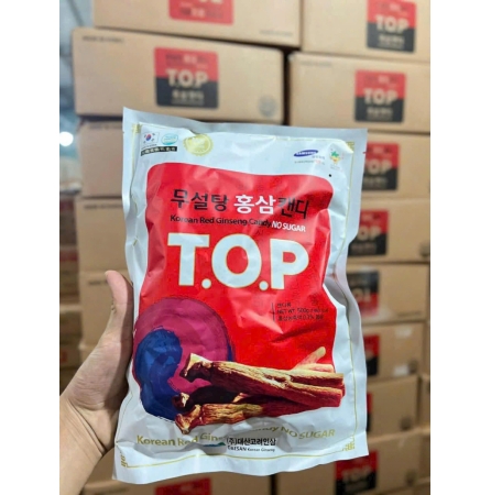 KẸO HỒNG SÂM T.O.P KHÔNG ĐƯỜNG 