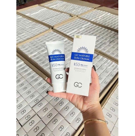KEM CHỐNG NẮNG GC NATURE SUNCREAM  3 TRONG 1 : CHỐNG NẮNG, NÂNG TONE, DƯỠNG TRẮNG