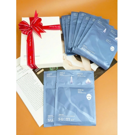 MẶT NẠ SUM XANH DÒNG TIMELESS WATER GEL MASK 3 STEP KIT TRẮNG MỊN, GIẢM NHỜN, SẠCH MỤN