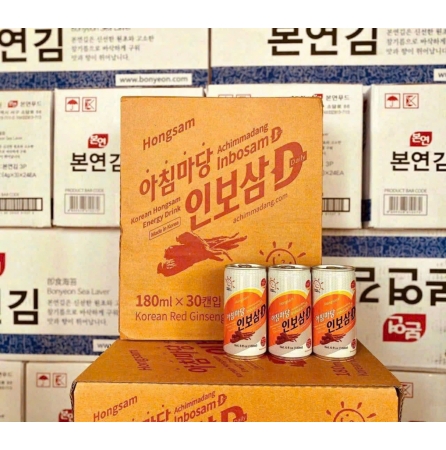 NƯỚC HỒNG SÂM TĂNG LỰC LON ACHIMMADANG Hàn Quốc 