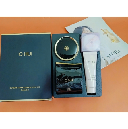 Set Phấn Nước OHUI Ultimate Cover Cushion Moisture 