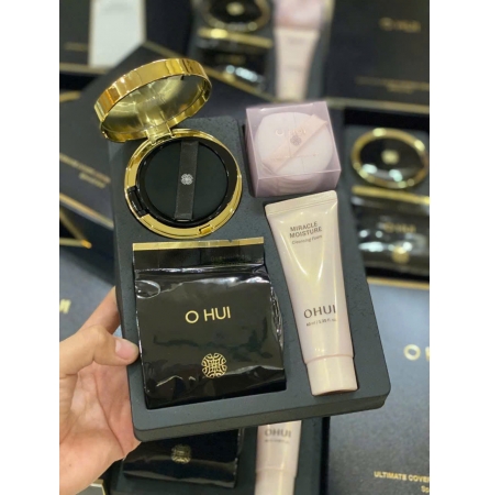 Set Phấn Nước OHUI Ultimate Cover Cushion Moisture 