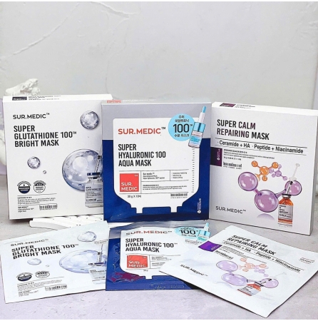 Mặt nạ Dưỡng Trắng Da CHuyên Sâu Sur.Medic+ Bright Glutatione Mask
