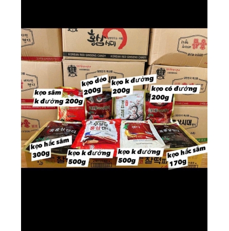 Kẹo Hồng Sâm Không Đường 365 Hàn Quốc 
