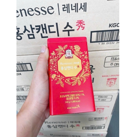 Kẹo Hồng Sâm Chính Phủ Hàn Quốc KGC Red Ginseng Candy Renesse
