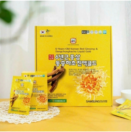 NƯỚC HỒNG SÂM ĐÔNG TRÙNG HẠ THẢO HÀN QUỐC