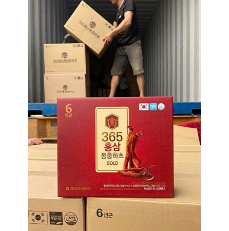 CAO HỒNG SÂM ĐÔNG TRÙNG HẠ THẢO 365 HÀN QUỐC