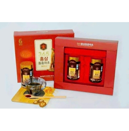 CAO HỒNG SÂM ĐÔNG TRÙNG HẠ THẢO 365 HÀN QUỐC