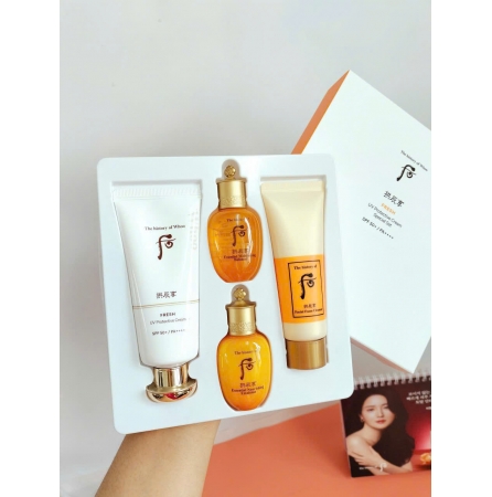 SET KEM CHỐNG NẮNG WHOO FRESH SUN CREAM