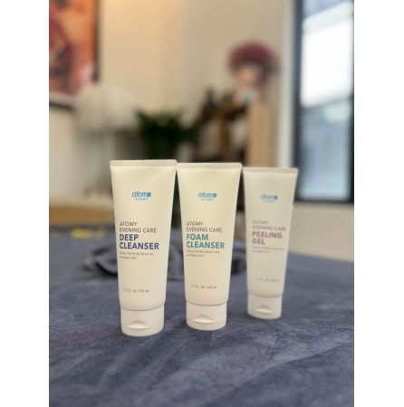 SỮA RỬA MẶT - KEM TẨY TRANG - GEL TẨY TẾ BÀO CHẾT ATOMY EVENING 365 HÀN QUỐC