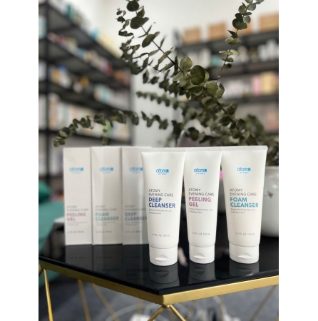 SỮA RỬA MẶT - KEM TẨY TRANG - GEL TẨY TẾ BÀO CHẾT ATOMY EVENING 365 HÀN QUỐC