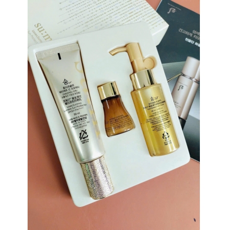 SET KEM CHỐNG NẮNG TINH CHẤT VÀNG SUM LOSEC SUMMA 